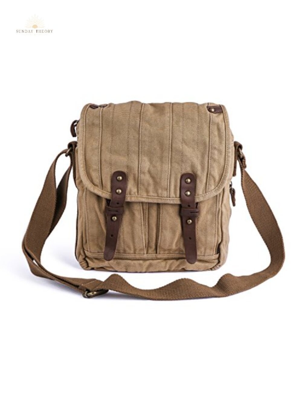 Canvas Crossbody Field Bag Vintage Small Messenger Adjustable Shoulder Bag